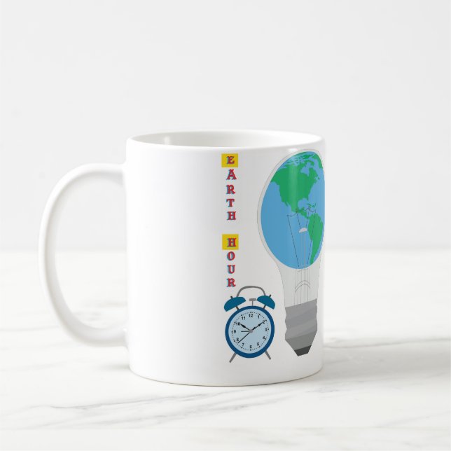 Earth Hour Coffee Mug (Left)