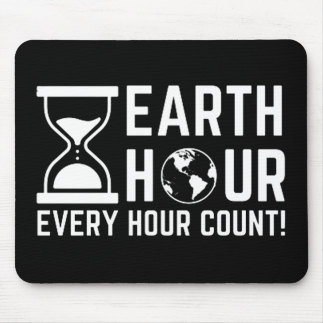 Earth Hour Mouse Mat (Front)
