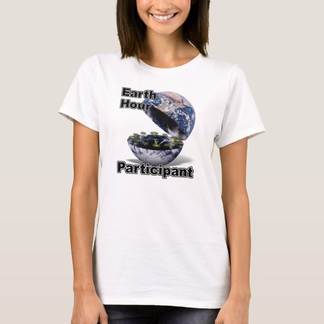 Earth Hour Participant T-Shirt (Front)