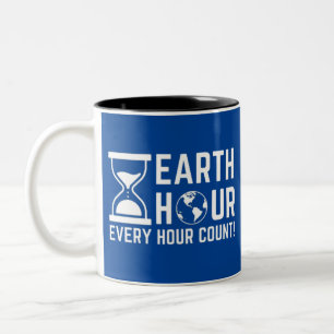 Earth Hour Two-Tone Coffee Mug