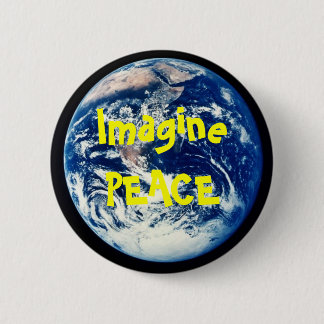 earth, ImaginePEACE 6 Cm Round Badge