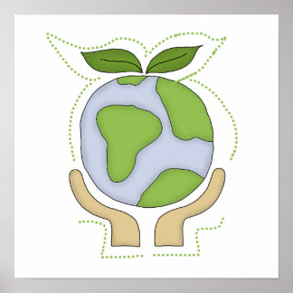 Earth In Our Hands T-shirts and Gifts Poster