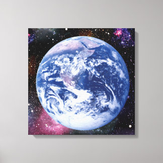 Earth in Space Canvas Print