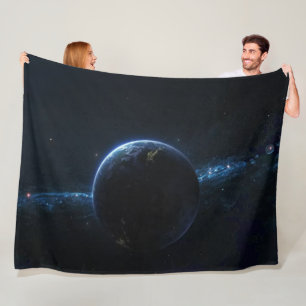 EARTH in SPACE Fleece Blanket