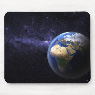 Earth in space mouse mat