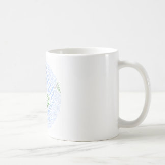 Earth in Tagxedo Coffee Mug