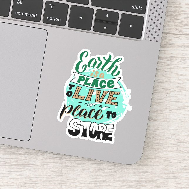 Earth Is A Place To Live Not To Store (Detail)