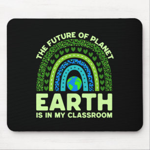 Earth Is In My Clroom Earth Day Environmental Rain Mouse Mat