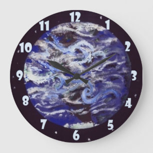 Earth Large Clock