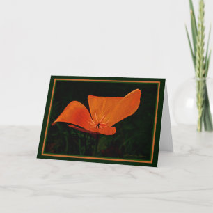 Earth Laughs in Flowers: Poppy. Inside quote Card