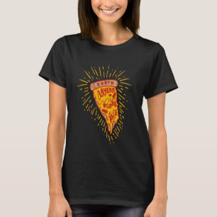 Earth Layers Pizza Pie Funny Science And Food Desi T-Shirt