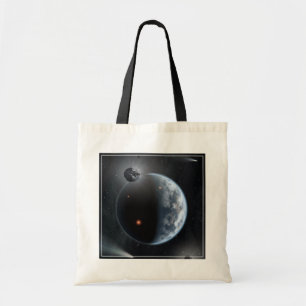 Earth-Like Planet With Oceans Coating Its Surface. Tote Bag