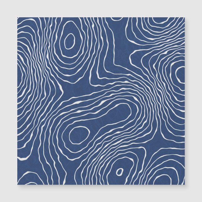 Earth Line Topographic Organic Print. (Front)