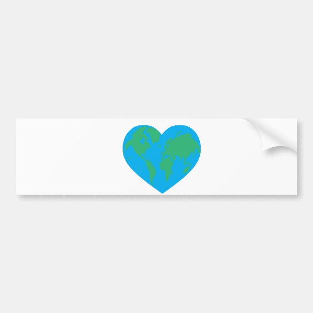 Earth Love Bumper Sticker (Front)