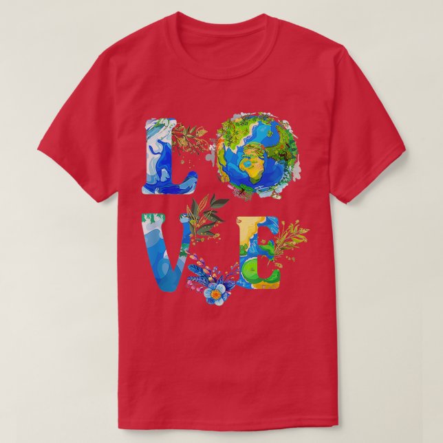 Earth LOVE T-Shirt (Design Front)