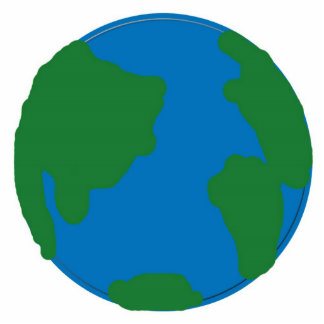 Earth Lover Cardboard Sculpture Standing Photo Sculpture