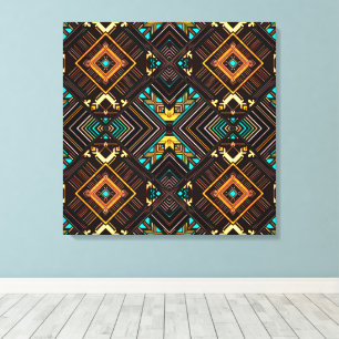 Earth Mandala Canvas Print