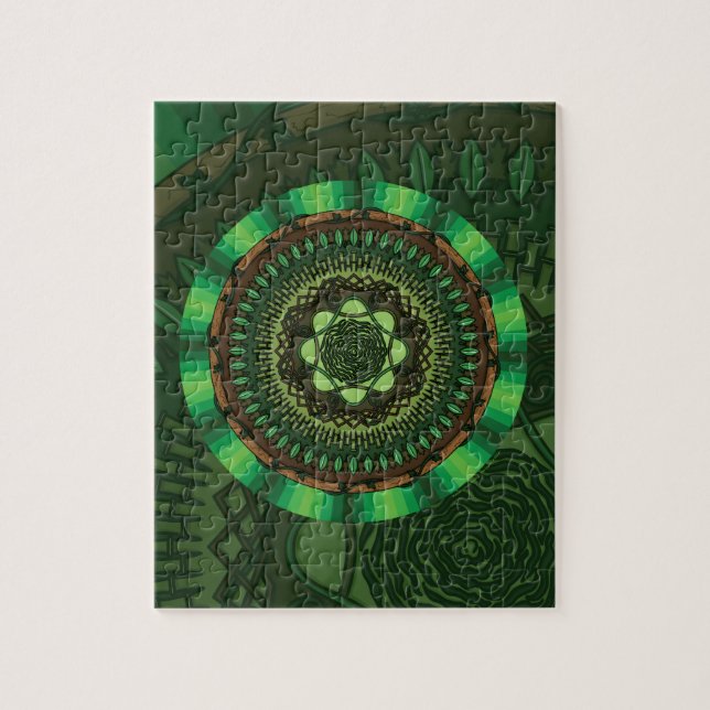Earth Mandala Puzzle (Vertical)