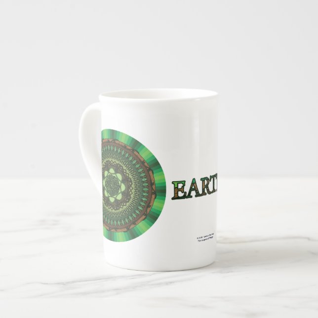 Earth Mandala Speciality Mug (Front Left)