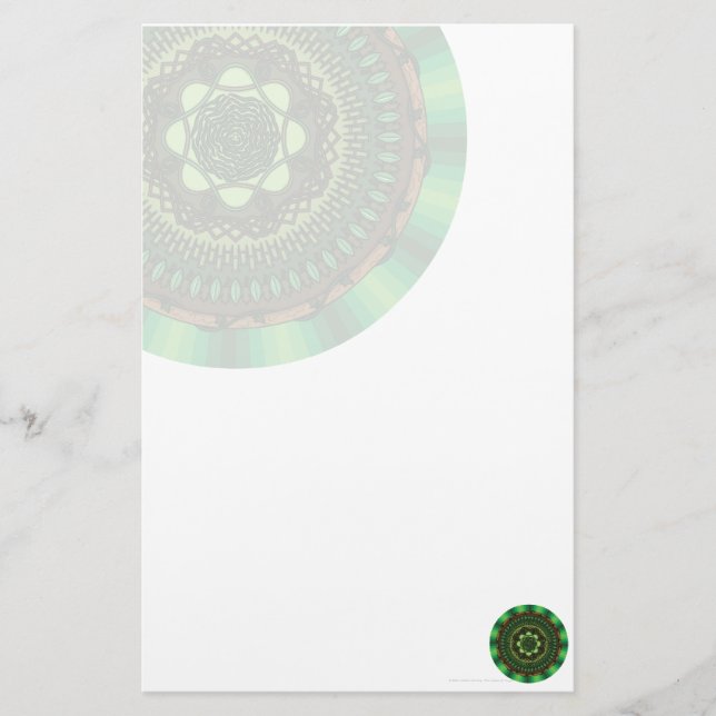 Earth Mandala Stationery (Front)
