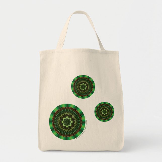 Earth Mandala Tote Bag (Front)