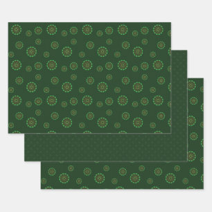 Earth Mandala Wrapping Paper Set