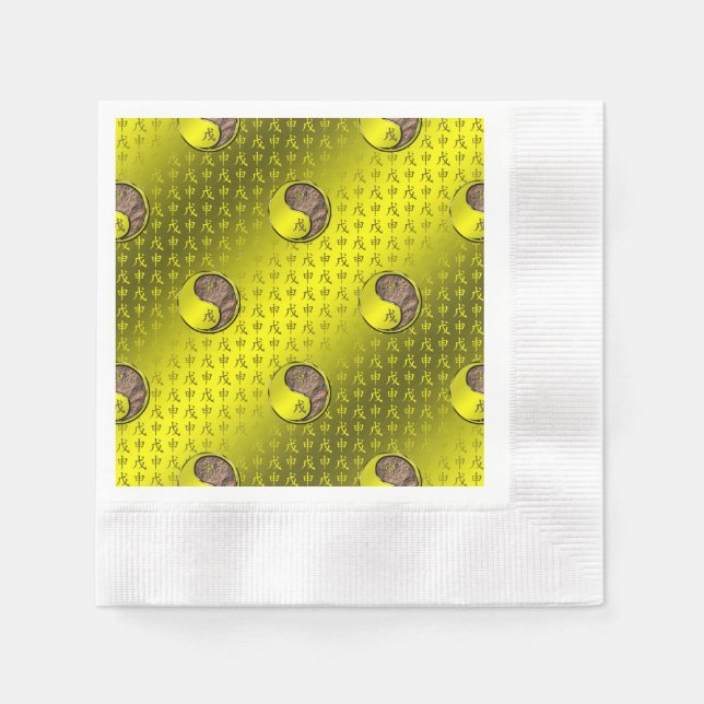 Earth Monkey Napkin (Front)