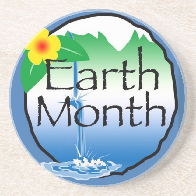 Earth Month Coaster (Front)