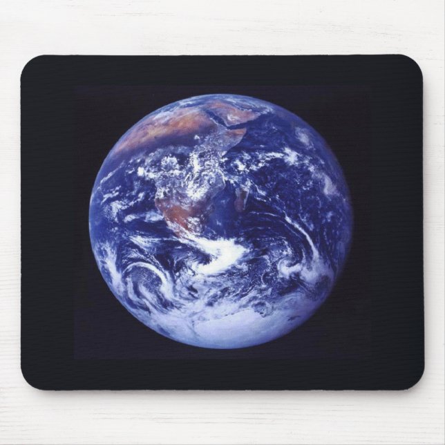Earth Mousepad Apollo 17 Outer Space View (Front)