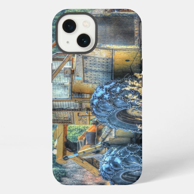 Earth Moving Dozer for Drivers & Farm-workers iPhone Case (Back)