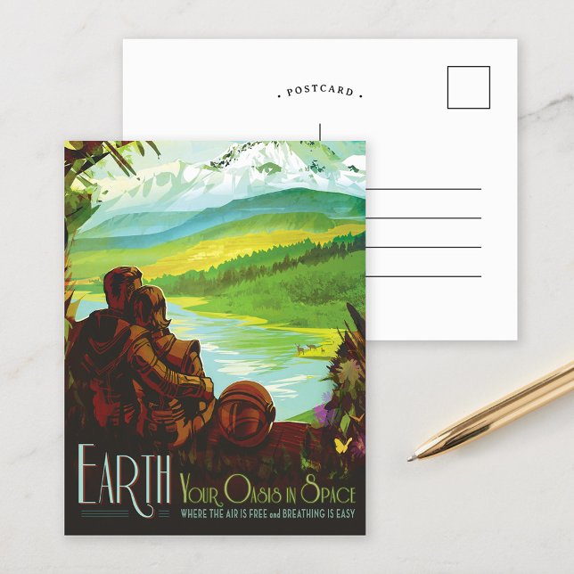 Earth | NASA Visions of the Future Postcard (Creator Uploaded)