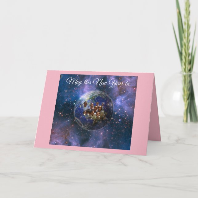 Earth New Year Holiday Card (Front)