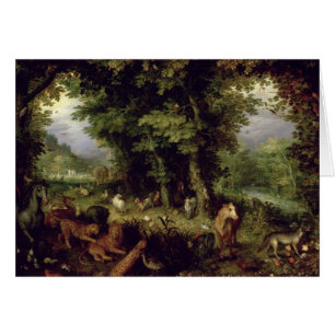 Earth or The Earthly Paradise, 1607-08 (oil on cop