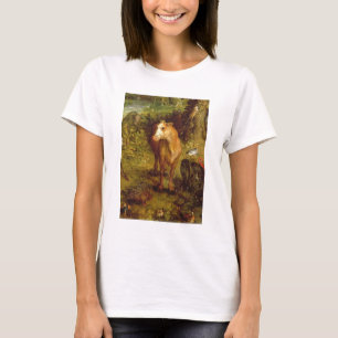 Earth or The Earthly Paradise, detail of a cow, po T-Shirt
