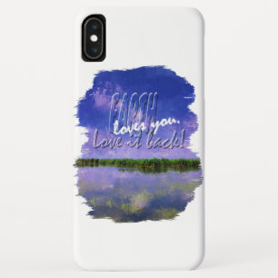 Earth Our Home Blue Summer Sky and Water iPhone XS Max Case