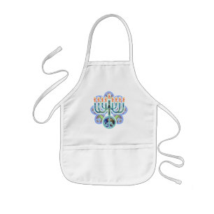 Earth Peace Menorah Aprons