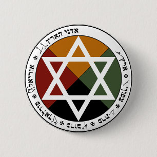 Earth Pentacle of the Golden Dawn Pin