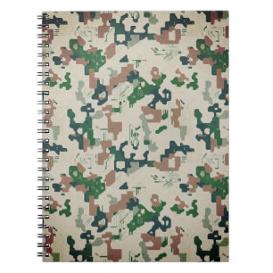 Earth Pixel Woodland  Notebook