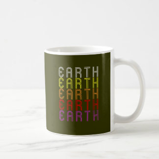 Earth Planet Retro Vintage Astronomy T-Shirt Coffee Mug