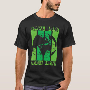 Earth Planet Safe Globe Vegan Vegetarian Mother Be T-Shirt