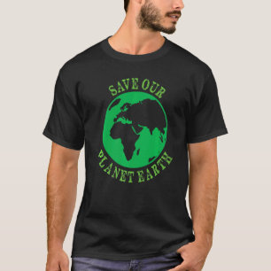 Earth Planet Safe Globe Vegan Vegetarian Mother Be T-Shirt