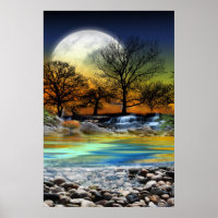 Earth Power Background Card Design