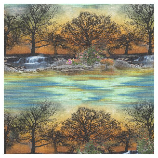 Earth Power background repeat Fabric (Close Up)