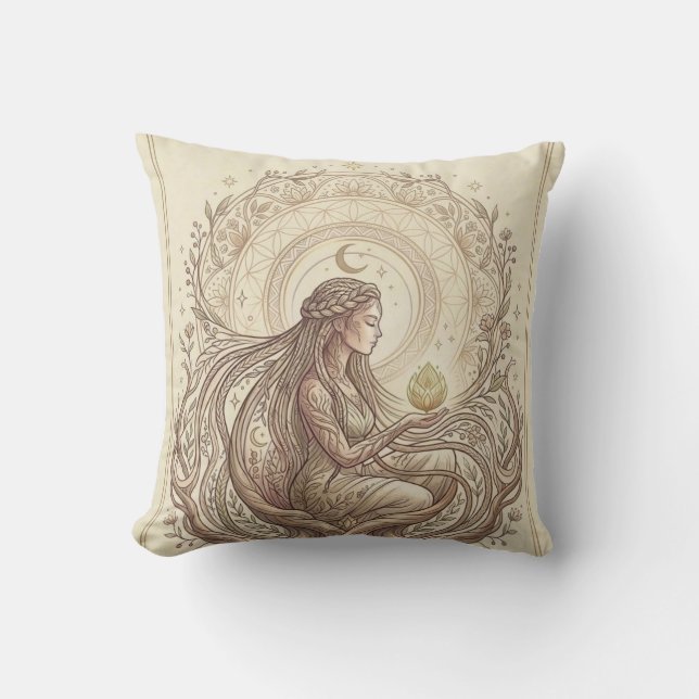 Earth Priestess Cushion (Front)