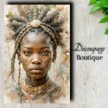 Earth Princess Decoupage