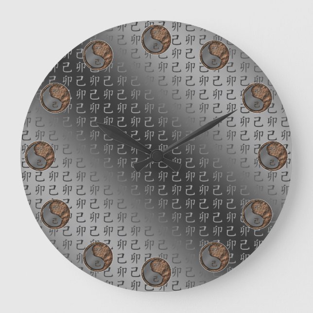 Earth Rabbit Large Clock (Front)