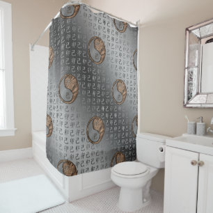 Earth Rabbit Shower Curtain
