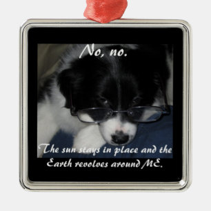 "Earth Revolves Around ME" Ornament