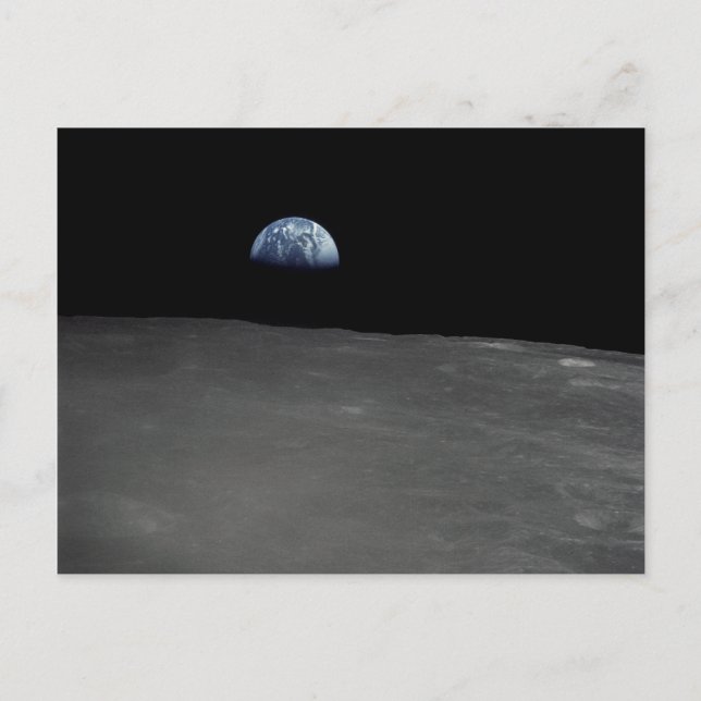 Earth Rise Postcard (Front)