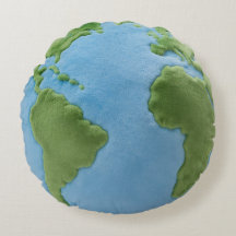 Earth Round Pillow.